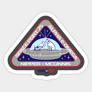 Space Dog Sticker